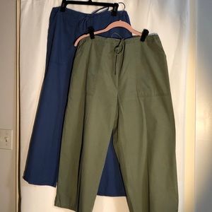 2 Pair Cargo Capri Pants